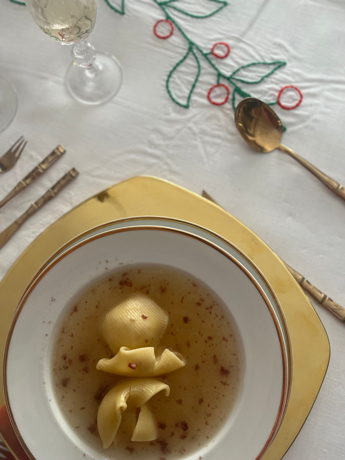 Mantel navideño