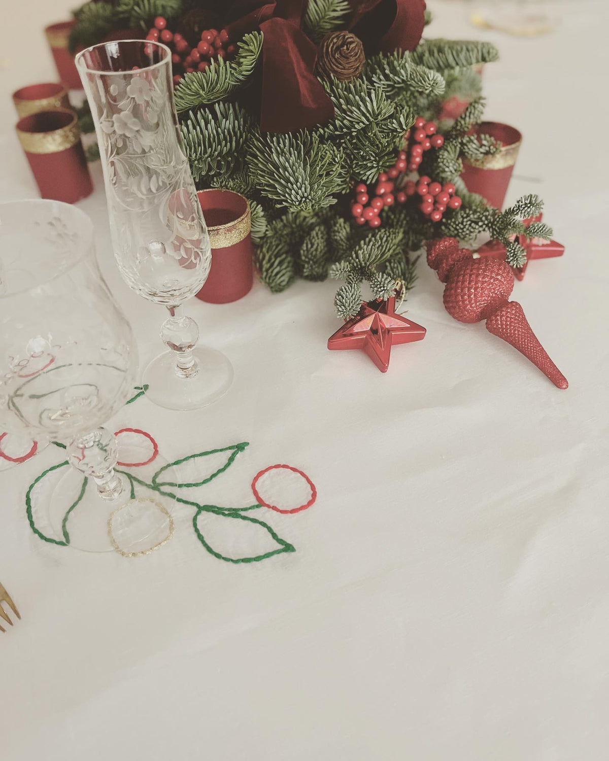 Mantel navideño