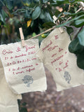 Un recuerdo único para testigos de boda