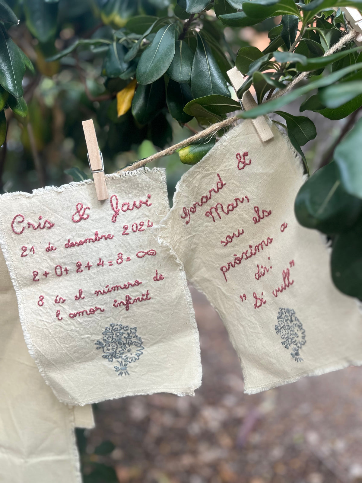 Un recuerdo único para testigos de boda