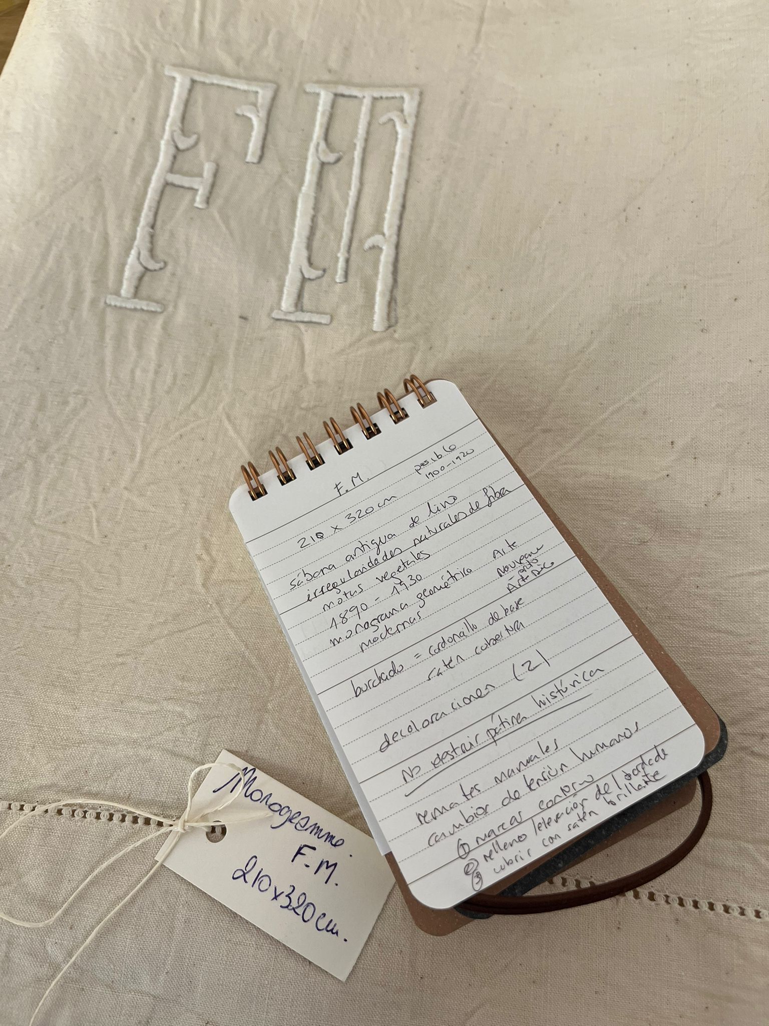 Tela con historia - F.M.